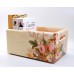 Ladita lemn model floral 7357