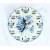 Ceas de perete - blue roses 122438
