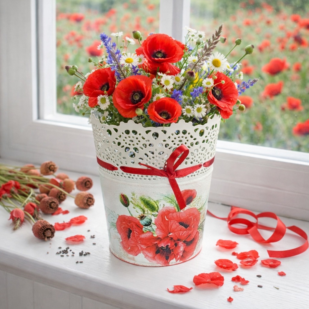 Ghivece decorative - cadou handmade pentru casa